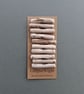 Set of ten driftwood toggle buttons with single hole - Image 3