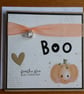 Pumpkin Blank Card - Halloween, Birthday - Orange Ribbon - Image 7