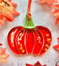 Fused Glass Pumpkin - Image 1