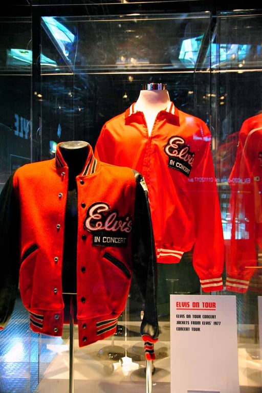 Elvis Presley On Tour Exhibition London Photograph Print