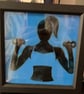  Fusion Glass Art: Strength & Grace Silhouette 