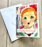 Fashion Birthday Card - Fashion Illustration - Fashion Lover - Vintage Style - Image 3