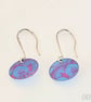 001 - Handmade Aluminium and Silver Reversible Earrings - Image 1