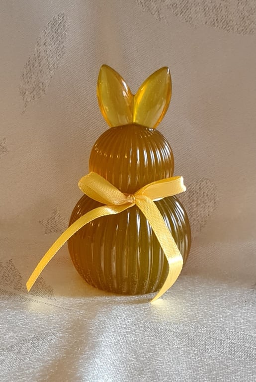 Little Honey coloured Spring Bunny Ornament  - Resin