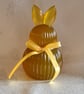 Little Honey coloured Spring Bunny Ornament  - Resin