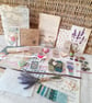 Garden Gatherings – over 60 Pieces Junk Journal craft Scrapbook Kit