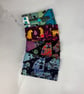Cats card case, Cat travel pass holder, 4 options, Handmade