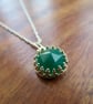 Summer Seconds 'Enchanted' Green Agate pendant necklace - Image 4
