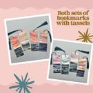 Seascape Bookmark Set 1 & 2 with Tassels