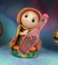 Tiny Infirmary Gnome 'Verys' with potion bottle OOAK Sculpt