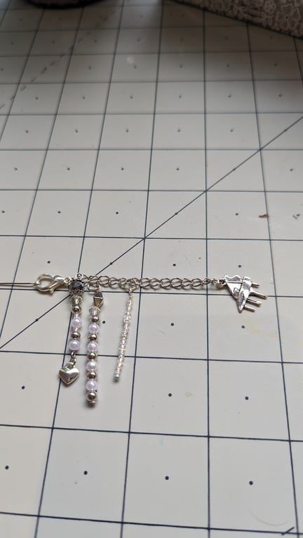 Glue Bottle Dangle Topper Stainless Steel Jewellery