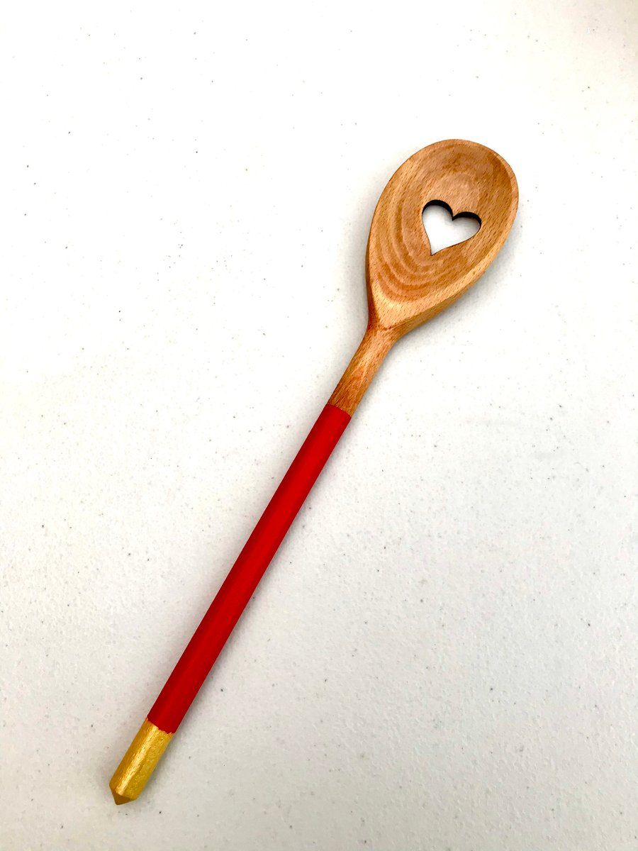 Wooden Valentine Spoon
