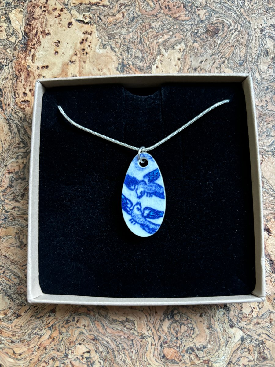 Handmade Necklace, Unique, One of a Kind, Eco Friendly Gifts, Love, Ceramic