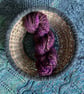 Hand spun art yarn - wool and mohair