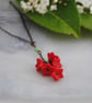 Poppy flower necklace - Image 2