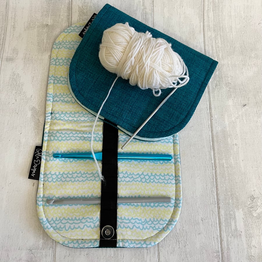 Crochet hook, lace bobbin case