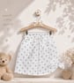 Handmade White Skirt & Hair Scrunchie. Fit Age 3,4,5 years. Summer co-ord set - Image 2