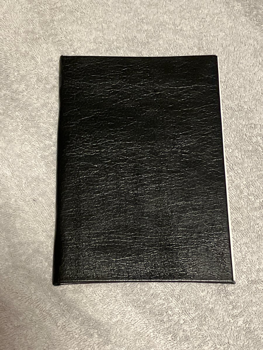 A5: Black coloured Leatherbound UnLined Sketchbook - FREE SHIPPING