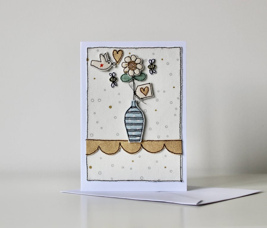 Handmade Blank Card Number 7