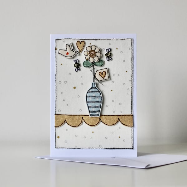 Handmade Blank Card Number 7