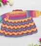 Hand Knitted Rainbow Baby Cardigan Old Shale Matinee Coat 0-3 Months Gift - Image 7