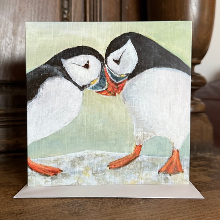 Puffins Card