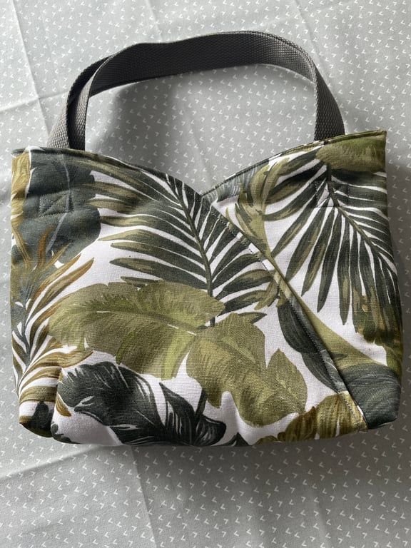Handmade Leaf Print Bag