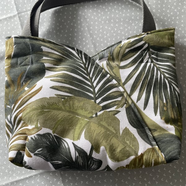 Handmade Leaf Print Bag