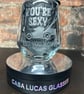 Hand Etched Wine Glass Sexy and You Mow It