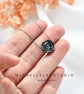 Natural Black Pearl Flower Bracelet With 925 Sterling Silver Chain - Image 6