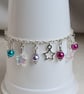 Gorgeous Celestial Stars Bracelet - Silver Tones - Image 3