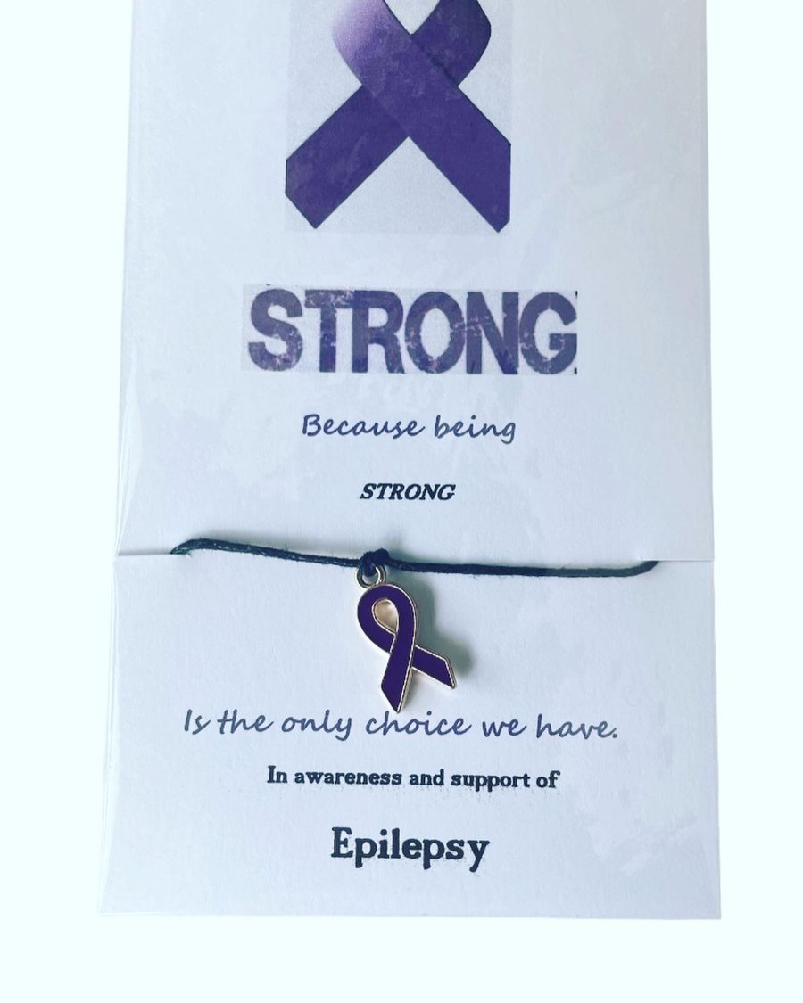 In awareness and support of epilepsy wish bracelets x6 bundle