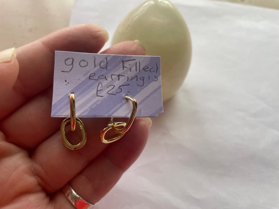 Gold filled earrings 