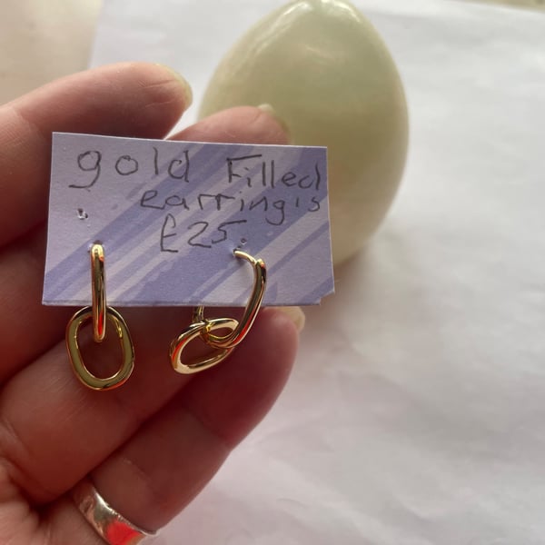 Gold filled earrings 