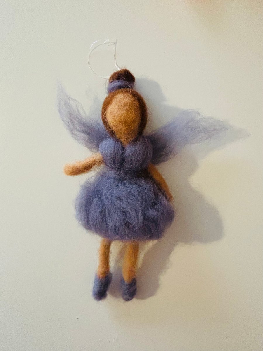 Violet Felted Fairy 