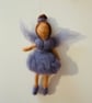Violet Felted Fairy 