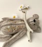 Embroidered artist bear,  one of a kind collectable teddy bear by Bearlescent  - Image 9