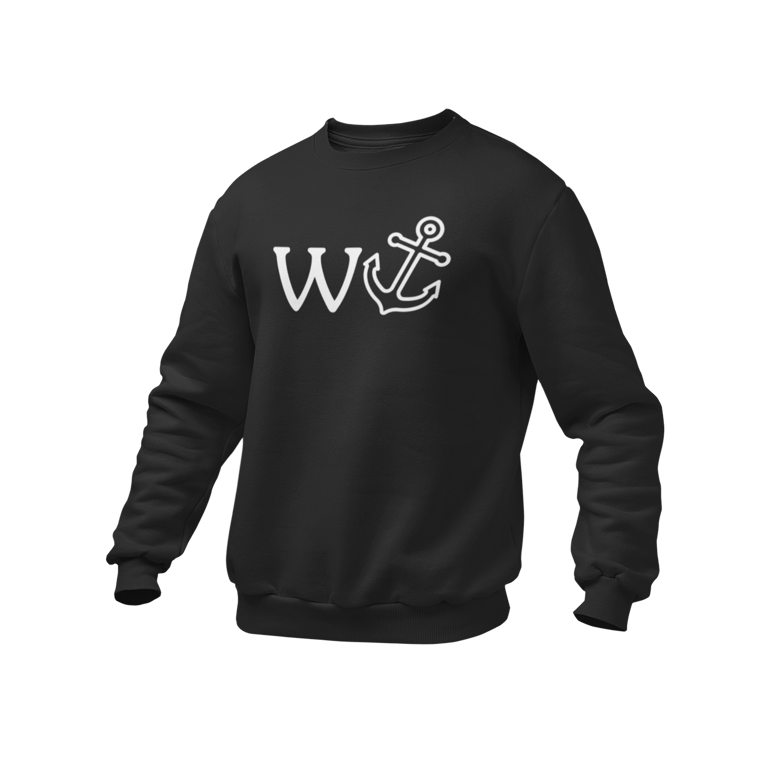 W Anchor Jumper Sweatshirt Funny Adult Humour  Joke Birthday Christmas 