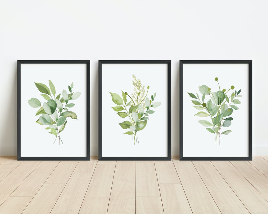 Botanical prints wall art wall decor botanical leaf print