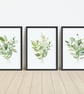Botanical prints wall art wall decor botanical leaf print - Image 1