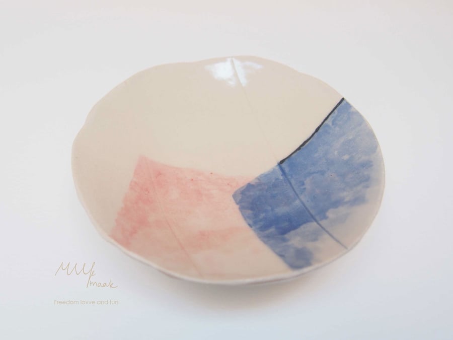 Mountain, Sun and Ocean Ring Dish A