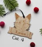 Personalised Christmas Cat Decoration - Image 5