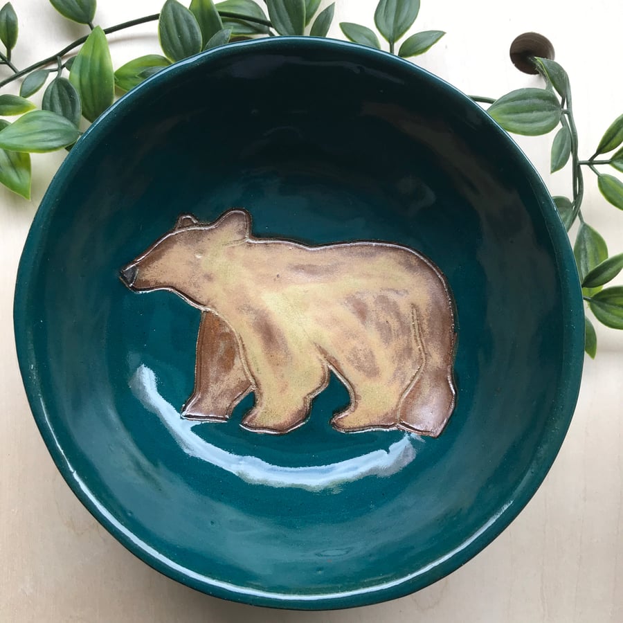 Brown bear bowl