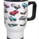 MG Classic Cars - 14fl oz Stainless Steel Travel Mug