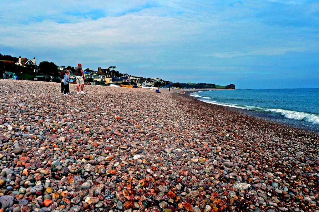 Budleigh Salterton Beach South Devon Photograph Print