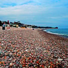 Budleigh Salterton Beach South Devon Photograph Print