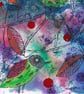 Chitta Chatta went the Birds - Original watercolour and ink drawing  - Image 3