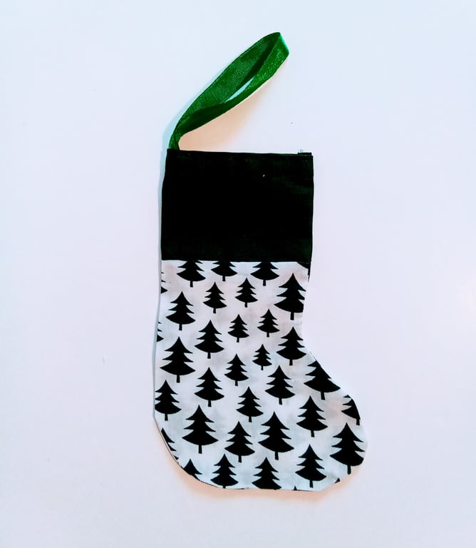 Mini Christmas Stocking, tree decoration, hanging decoration, Xmas stocking