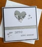 Embellished Heart Diamond Wedding Anniversary Card - 60th Anniversary - Image 5