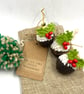 Six Tiny Crochet Festive Baubles  - Image 6